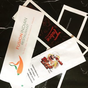 Bedruckte Serviette