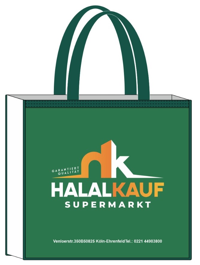 Halal Kauf Supermarkt Verpackung